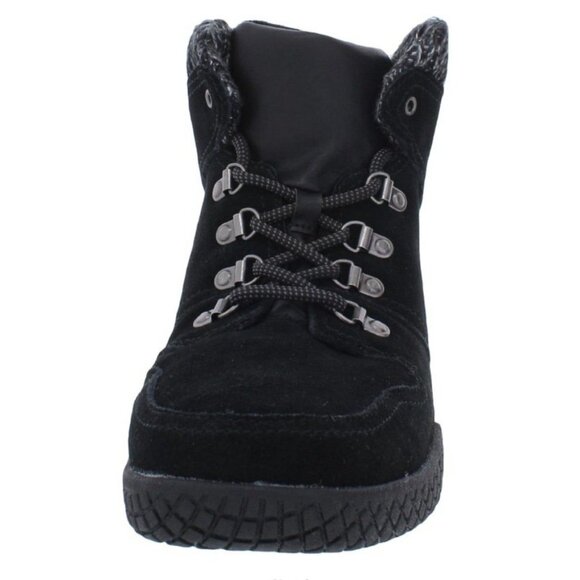 Weatherproof 9 Boots Ruby Outdoor Suede Leather Chunky Winter Lug Snow Shoes - Picture 8 of 14